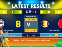 Update Hasil Pertandingan Olahraga Terkini