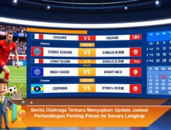 Berita Olahraga Terbaru Menyajikan Update Jadwal Pertandingan Penting Pekan Ini Secara Lengkap