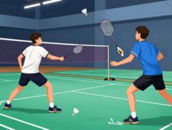 Strategi Bermain Front And Back Dalam Badminton Ganda Untuk Pola Menyerang